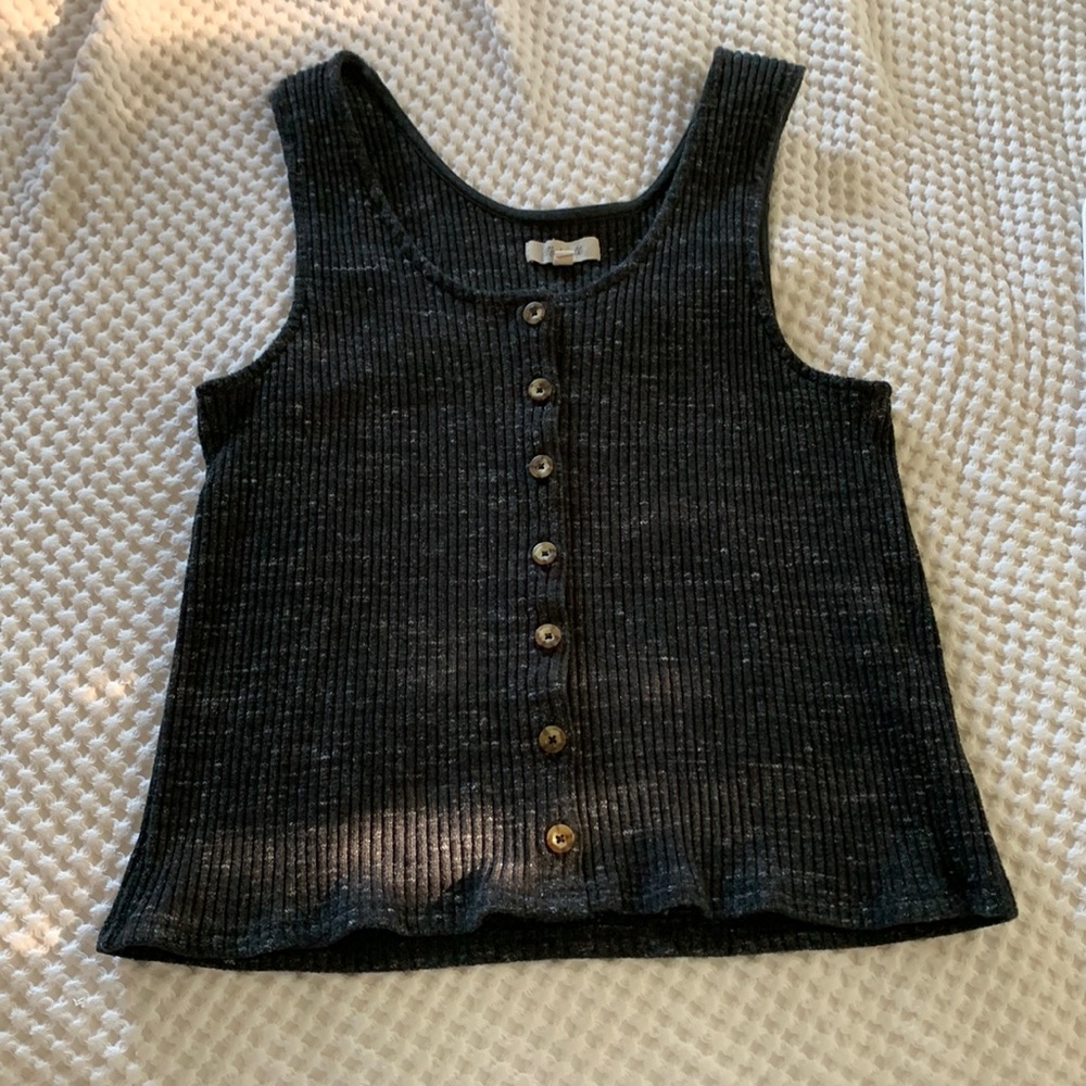 Madewell button tank